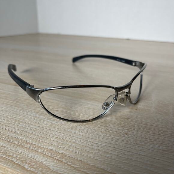 B&L Ray-Ban RB3101 W2968 Sunglasses Wrap Frames Only Gunmetal READ Vintage Italy - Picture 1 of 10